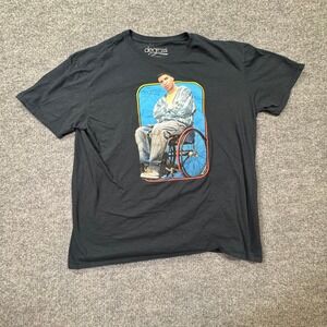 Degrassi Drake T-Shirt Men XL Black Wheel Chair Jimmy Graphic Streetwear TV Show